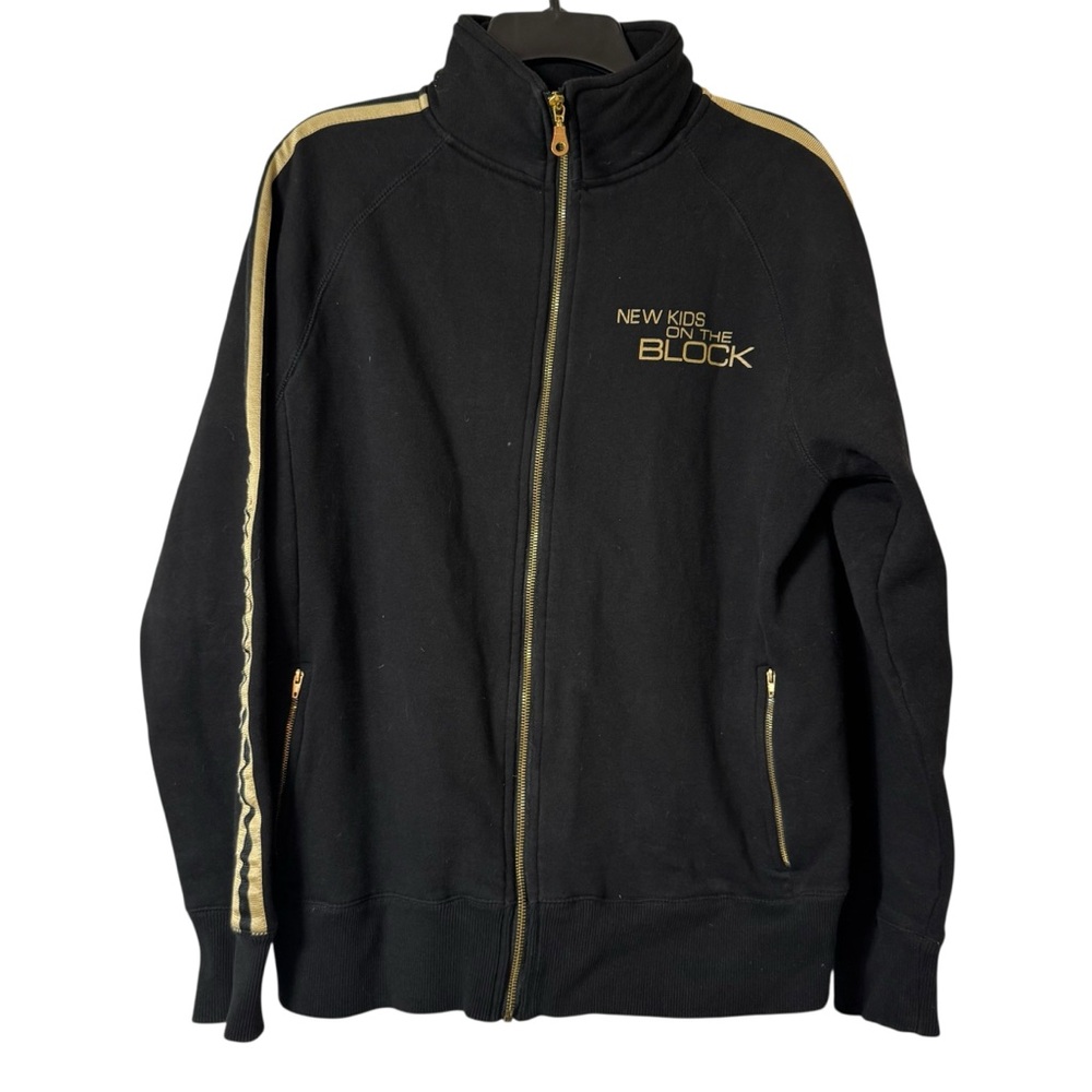 New Kids of the Block NKOTB Reunion Tour ‘09 Zippered Sweatshirt Jacket Size Med